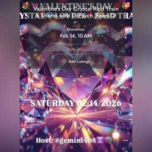 Valentine’s Day Crystal Raid Train & Shares w/DrPsych_Faves12🌹🌹